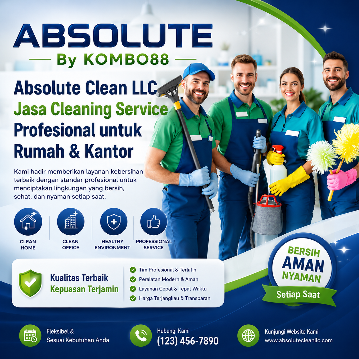 Absolute Clean LLC Professional Cleaning Service